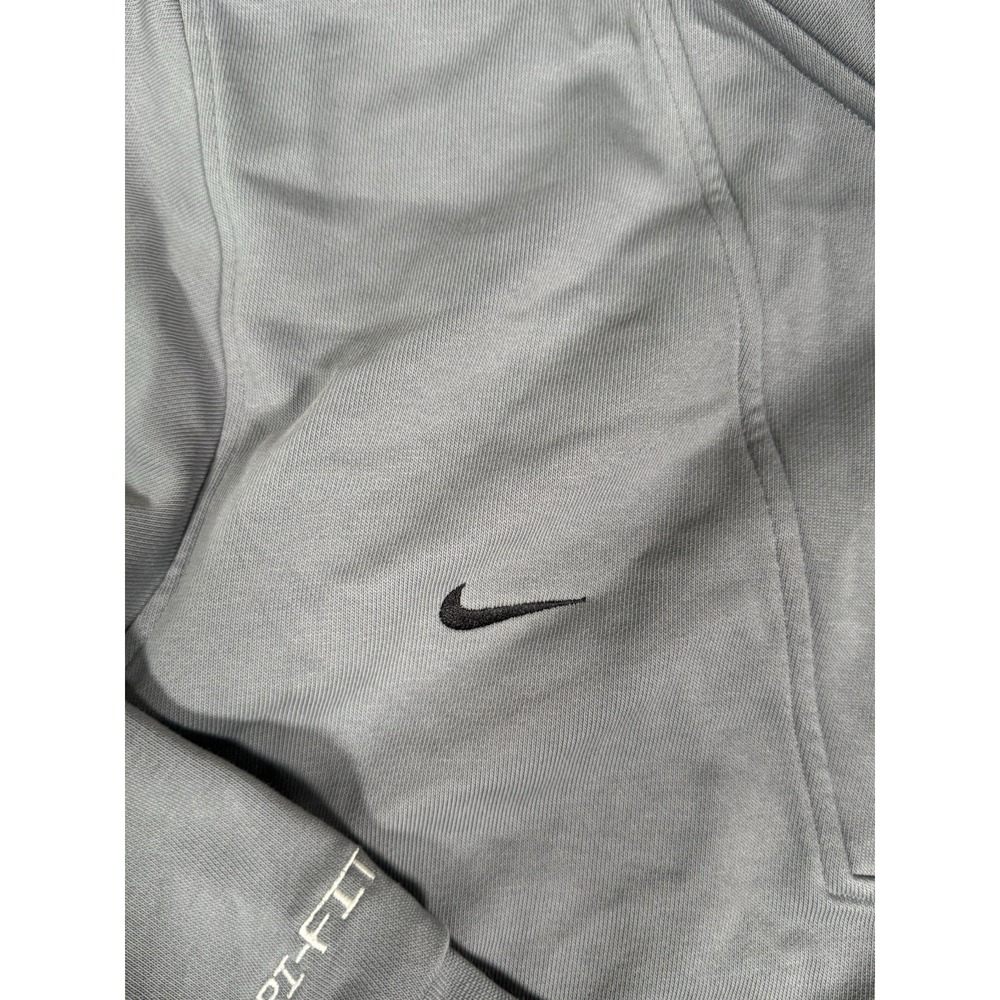 Nike Dri-Fit Standard Issue 1/4 Zip Gray Heavy Sweatshirt Pullover Mens Medium - Picture 5 of 14